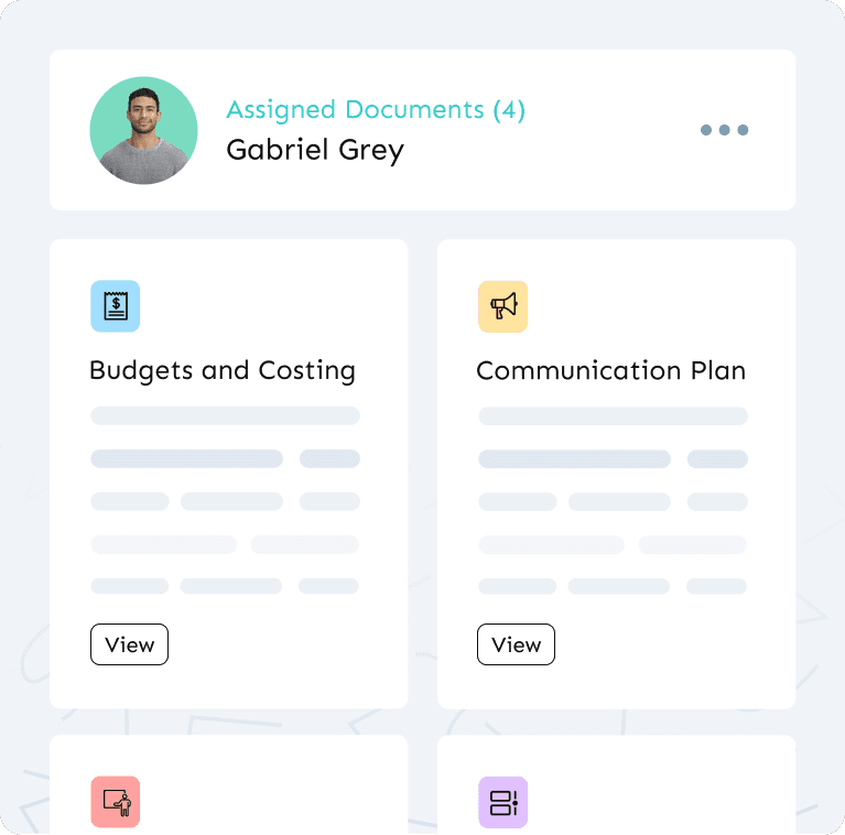 Waybook onboarding dashboard showing assigned learning paths and completion progress by team member.